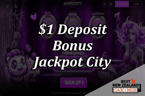 jackpot city $1 deposit